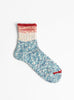 The Six Colour Twister &amp; Slab Nep Socks Red from Mauna Kea at Couverture and The Garbstore
front