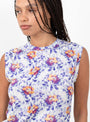 The Sleeveless Top Purple and Orange from Meryll Rogge at Couverture and The Garbstore
detail