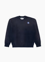 The American Waste Sweatshirt from TDR comes in Navy at Couverture & The Garbstore
front 