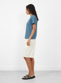 Na'Maka Oh Shortsleeve T-Shirt Indian Teal from Sunray Sportswear at Couverture &  The Garbstore
model side