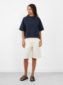 Mahuna Short Sleeve T-Shirt Dark Navy from Sunray Sportswear at Couverture & The Garbstore
model front
