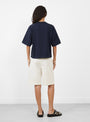 Mahuna Short Sleeve T-Shirt Dark Navy from Sunray Sportswear at Couverture & The Garbstore
model back