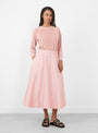The Koula Skirt Blush from Suzie Kondi at Couverture & The Garbstore model front 