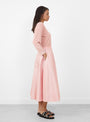 The Koula Skirt Blush from Suzie Kondi at Couverture & The Garbstore model side