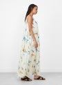 The Deauville Dress from Skall Studio comes in Flower Bouquet at Couverture & The Garbstore model side