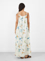 The Deauville Dress from Skall Studio comes in Flower Bouquet at Couverture & The Garbstore model back 