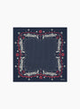 The Juniper Scarf from Skall Studio comes in Navy and Ecru at Couverture & The Garbstore
front