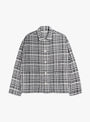 PJ Overshirt Charcoal & Off White
