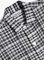PJ Overshirt Charcoal & Off White