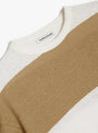 The Triple T-Shirt from YMC comes in Taupe and Off White at Couverture & The Garbstore detail
