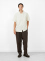 Alva Skate Trouser Brown-Brown-YMC You Must Create model fornt at Couverture & The Garbstore