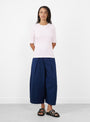 The Charlotte Short Sleeve Top from YMC comes in Pink at Couverture & The Garbstore
model front 
