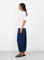 The Charlotte Short Sleeve Top from YMC comes in Pink at Couverture & The Garbstore
model side