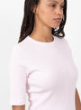 The Charlotte Short Sleeve Top from YMC comes in Pink at Couverture & The Garbstore
detail