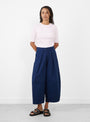 The Deadbeat Trouser from YMC comes in Blue at Couverture & The Garbstore
model front 