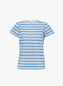 The Day T-Shirt from YMC comes in Blue Multi at Couverture & The Garbstore
front 