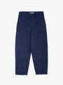 The Twisted Seam Trouser from YMC comes in Blue at Couverture & The Garbstore
front 