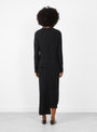 Boucle Skirt Black-Black-Lauren manoogian(model back) at Couverture & The Garbstore [pos:3.jpg]