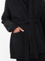 Coto Cardigan Black-Black-Lauren manoogian(model detail) at Couverture & The Garbstore [pos:4.jpg]