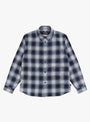 Beach Ombre Plaid Shirt Black-Black-Stussy (front) at Couverture & The Garbstore