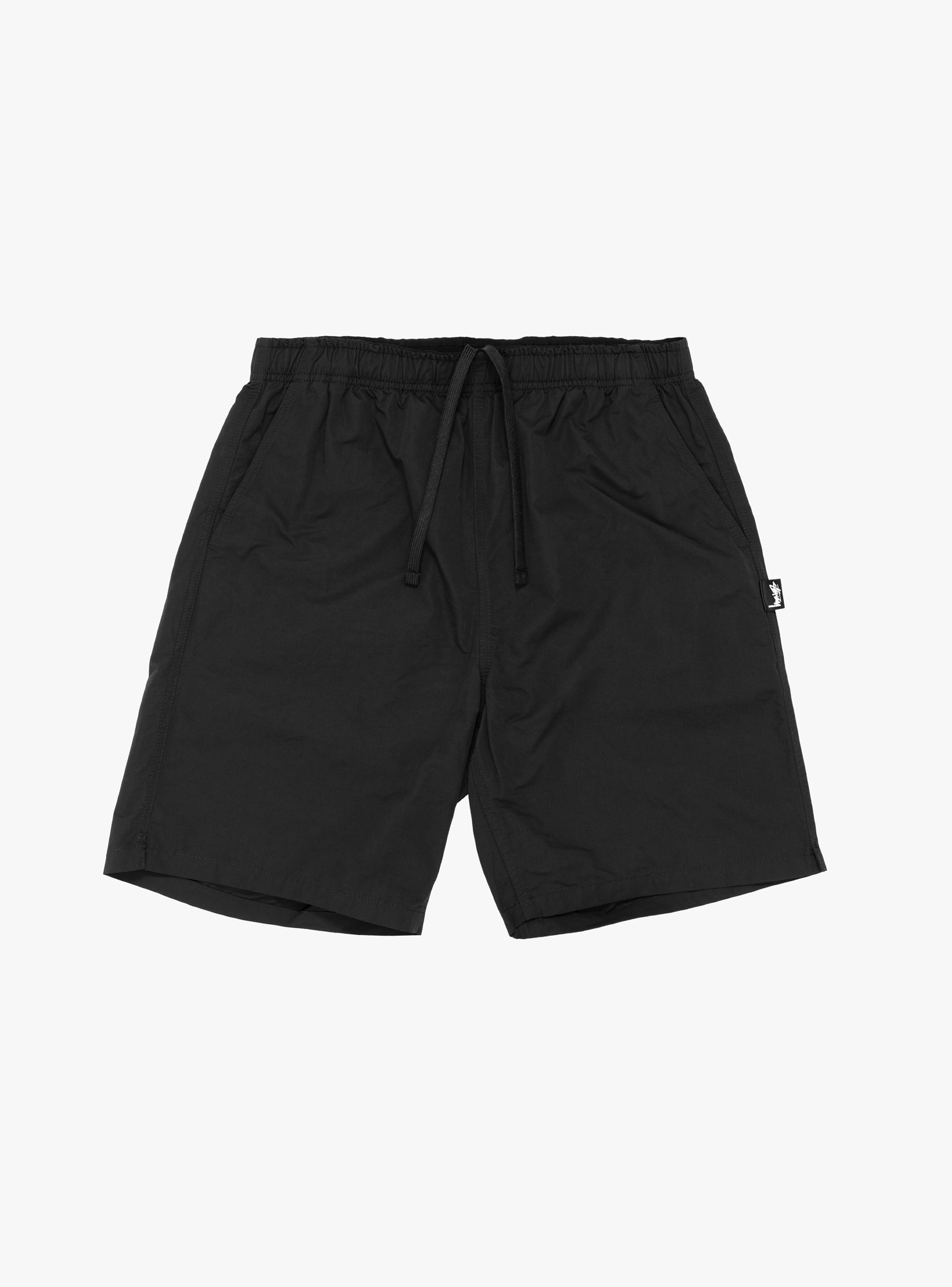 Cordura Basic Short Black-Black-Stussy (front) at Couverture & The Garbstore