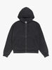 Lightweight Thermal Hoodie-Faded Black-Stussy (front) at Couverture & The Garbstore