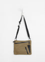Waterproof Cordura Sacoche-Khaki-AS2OV at Couverture & The Garbstore Front