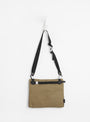 Waterproof Cordura Sacoche-Khaki-AS2OV at Couverture & The Garbstore Back Detail