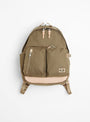 Ballistic 2 Pocket Day Pack-Khaki-AS2OV at Couverture & The Garbstore Front