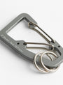 Double Carabiner Grey-Grey-AS2OV at Couverture & The Garbstore Detail