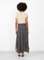 Dauglish Skirt Charcoal-Charcoal-RC(model back) at Couverture & The Garbstore [pos:3.jpg]