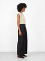 Coxsone Pant Black-Black-RC(model side) at Couverture & The Garbstore [pos:2.jpg]