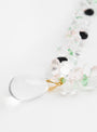 Lungo Big Drop Glass Beads Necklace ClearClearAglagla close up at Couverture & The Garbstore