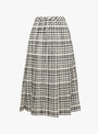 Rosetta Skirt Charcoal and Off White from YMC at Couverture & The Garbstore
front 