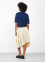 W Draped Skirt Shell-Shell-YMC(model back) at Couverture & The Garbstore