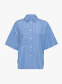Eva Shirt Blue Multi at Couverture & The Garbstore
front 