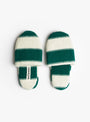 Galleria Slippers-EmeraldMelon-Marimekko top view at Couverture & The Garbstore