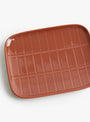 Oiva - Tiiliskivi Plate-Chestnut-Marimekko(detail) at Couverture & The Garbstore