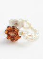 Flor Huggie BrownBrownPura Utz (bead detail) at Couverture & The Garbstore
