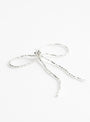 Sad Bow Ear Stick SilverSilverPura Utz (bead detail) at Couverture & The Garbstore
