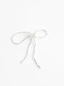 Sad Bow Ear Stick SilverSilverPura Utz (front view) at Couverture & The Garbstore