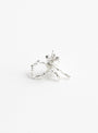 Mini Bow Ear Stick SilverSilverPura Utz (back view) at Couverture & The Garbstore