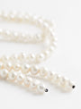 Heart Texas Tie Black and PearlBlack and PearlPura Utz (bead detail) at Couverture & The Garbstore