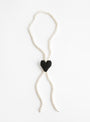 Heart Texas Tie Black and PearlBlack and PearlPura Utz (front view) at Couverture & The Garbstore