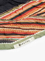 Washer-Silk-Stripe-Neckercheif-Black-Black-Kapital(detail) at Couverture & The Garbstore