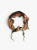 Washer-Silk-Stripe-Neckercheif-Black-Black-Kapital(front) at Couverture & The Garbstore