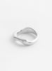 Fine Wavy Ring SilverSilverHR front view at Couverture & The Garbstore