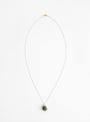Softly Wrinkled Glass Bead Pendant FogFogHR front view at Couverture & The Garbstore
