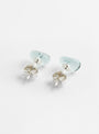 Glass Bead Silver Studs IceIceHR back at Couverture & The Garbstore