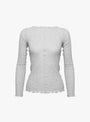 Pama Long Sleeve Grey Melange BASE (ghost front) at Couverture & The Garbstore